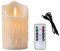 Bello Luna 4.9in Candela LED senza Fiamma A Forma di Onda Ricaricabile Ecologico Candela Vacillante Lampada Notturna Con Telecomando
