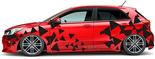 Auto Seitenaufkleber Sticker Dreieck Sticker Car Tattoo i30n
