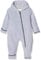 Playshoes Fleece-Overall Unisex Kinder Jumpsuit, grau/melange, 74