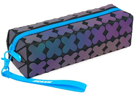 Jolly Next Generation Schüttelpennal Luminous, stylisches Federmäppchen mit 3D-Design, Handschlaufe und Reißverschluss, robust, praktisch, ideal für Schule und Uni