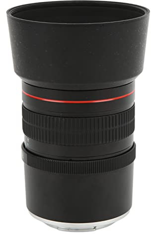 Obiettivo per ritratti F1.8 da 85 mm, obiettivo per ritratti medio con teleobiettivo 6 lame per fotocamera mirrorless A6400