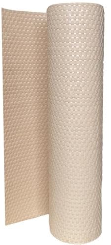 workingHOUSE Terrassen Balkonbespannung Meterware 120 cm Höhe - Sichtschutz aus Polyrattan, Sichtschutzstreifen, Balkon (Beige)