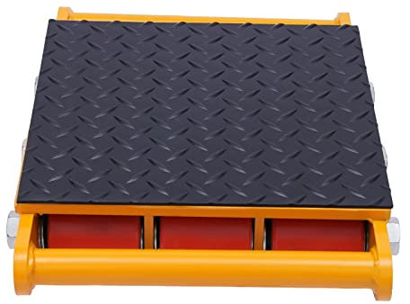 Transportfahrwerk Schwerlastrollen Panzerrolle 9 Rollen 15T 33000Lbs Lenkfahrwerk Skate Panzerrollen Maschinentransport Fahrwerk Schwerlastrolle Schwerlastfahrwerk Maschinen Transport Transportrollen