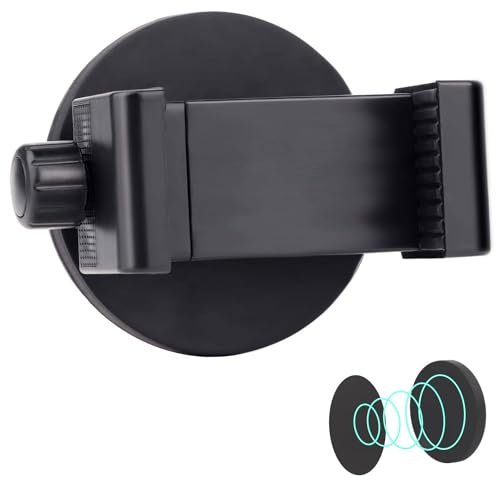 Mippko Magnetische Motorrad-Handyhalterung, stark, magnetisch, zieht Tank, rutschfest und kratzfest,19.1 cm iPhone/Samsung Galaxy/Nexus/HTC/LG, mit einer selbstklebenden Metallplatte