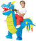 Dragon Inflatable Disguise for Children | Size 120 to 150 cm | Made of highly resistant polyester - Pleasant to wear | Inflating System Included | OriginalCup®