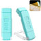 Alyvisun Luz de Lectura, 3 Modos de Color y 5 Niveles de Brillo Regulables, [Función de Temporizador y Recargable por USB] Lámpara de Lectura, Batería de 80 Horas de Duración (azul)