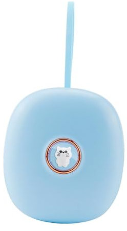 LOVIVER Vibrating Alarm Clock Portable 10 Minutes Snooze Bed Shaker under Pillow Digital Alarm Clock for Deaf Hearing Impaired Adults, Blue