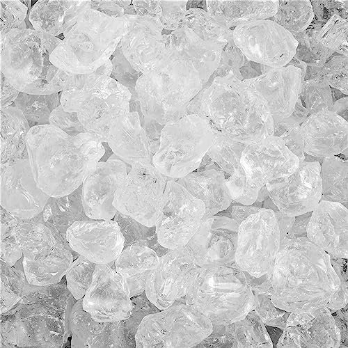 naninoa Glassteine Glasbrocken 20-40mm 1kg Natur. Dekoglas Glaskies Glasgranulat
