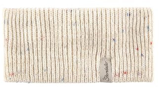 Sterntaler Strick Stirnband mit Multicolor Garn - Unisex Stirnband - Haarband ideal als Accessoire - Ohrenwärmer - Kinder Stirnband für den Winter - beige, 49