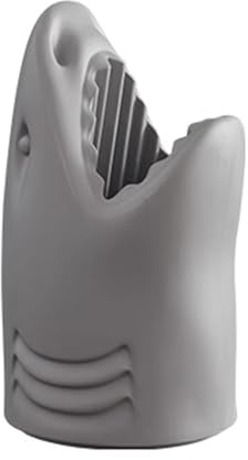 MMOU Portaombrelli Supporto per Bastone da Passeggio Design Moderno E Semplice personalità Unica A Forma di Squalo Decorazione Creativa Secchio per Ombrelli (Color : Gray)