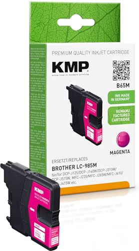KMP Patrone ersetzt Brother LC-985M 260 Seiten Magenta remanufactured