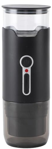 Fockety Elektrische Espresso Maschine, USB Wiederauf Ladbar Kaffee Maschine Automatisch 15 Bar Druck Mini-Kaffee Maschine Für Camping, Reisen, Wohnmobil, Wandern, Büro (Amerikanische