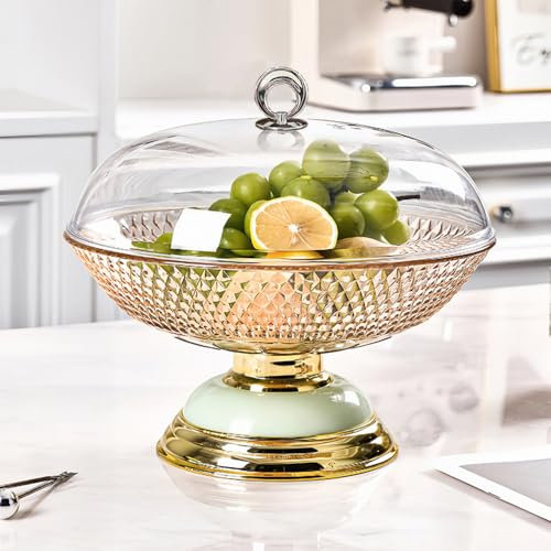 Obstkorb Mit Fliegenschutz Insektenschutz, obstschale modern, obstkorb mit deckel, obst abdeckung gegen fruchtfliegen, obst aufbewahrung Decorative Vintage Fruit Basket (K, obstkorb mit deckel)