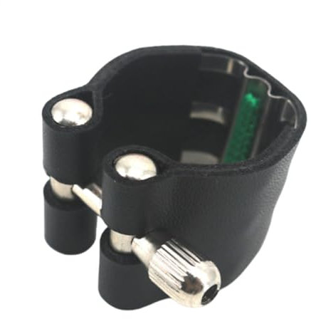 Leather Ligature Fastener, Alto Sax Mouthpiece Clip, Saxophone Ligature Clip, Alto Soprano Sax Clip, Alto Saxophone Ligature, Saxophone Mouthpiece Clip, Leather Sax Ligature, Sax Mouthpiece Fastener