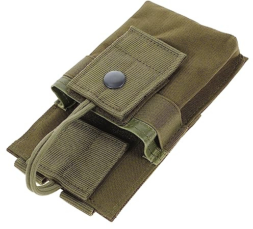 jojofuny Funkgerätehalter Für Funkgerät Mit Taktischem Befestigungssystem Funkgerätetasche Aus Robustem Material Für Outdoor-aktivitäten Praktisches Accessoire Für GPS Oder Telefon