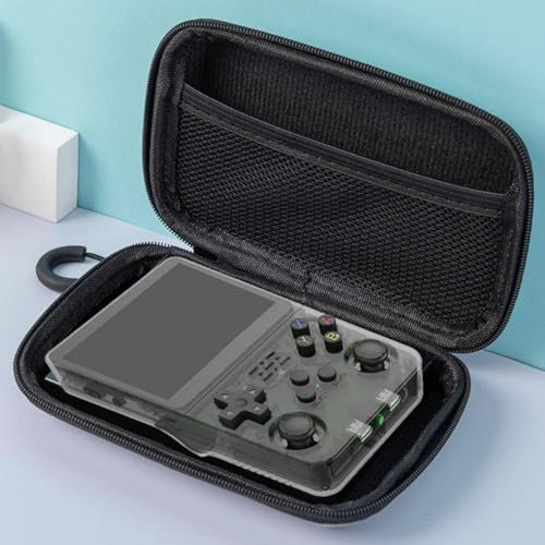 Carroterr Portable Carrying Case For R36S R35S R35Plus RGB20S K36 Handheld Gaming Console Protective Storage Organizers, Multi-Function Travel Carrying Case Portable Game Console Storage