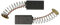 vhbw 2x balais charbon remplace Bosch 2604321905 pour outil électrique + ressort