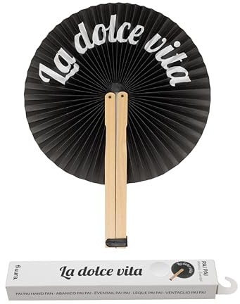 Fisura – Faltbarer Fächer mit Spruch. Originaler Papierfächer. Pai Pai in bunten Farben. Hochzeitsgeschenk für Gäste. Perfekt für Feier, Party oder Zeremonie
