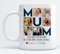 EKAM Personalised Coffee Mug - 11oz Coffee Cup - Add Your Photos and Text - Present for Mum - Gift for Mother's Day - Gift Cup Mother's Day Mom Mum Granny - Tea Mug (Design 01)