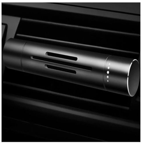 WSDUILA Auto Duft für BMW 3 Series(316,318,328) 2000-2023 2024 2025 2026, Duftspender Innenraum Aluminium duft für Auto lüftung, desodorieren Lüftungsgitter,A Black