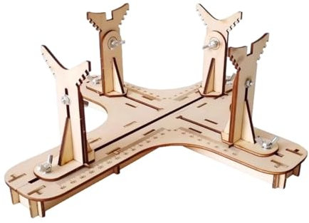 Amagogo Support de Fabrication et de Peinture pour Maquette d'avion, Portable, Facile à Utiliser, Stable, auxiliaire pour pièce d'avion, 40cmx39cmx12cm