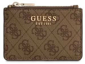 Guess Donna Porta Carte Laurel Ii Slg Credit Card Case Beige