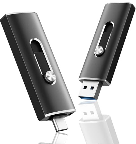 LINTYLE 128GB USB‑C Flash Drive,Up to 150MB/s Read Thumb Drive