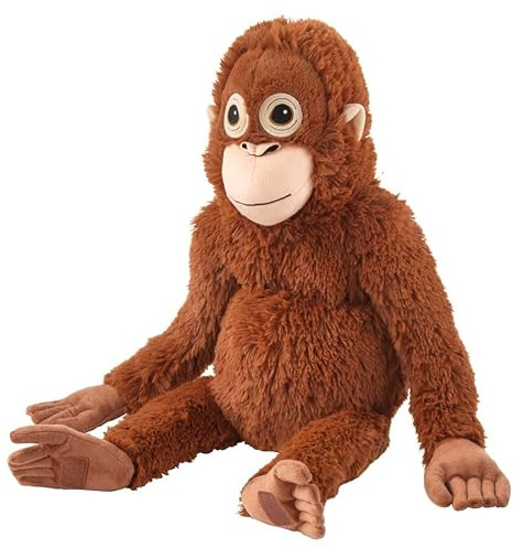 MRGIINR Punch Monkey Plüschtier, 66 cm großer Orang-Utan, Kuscheltier aus umweltfreundlichem Plüschmaterial, waschbar und sicher für Kinder, realistisches, weiches und kuscheliges Affenspielzeug