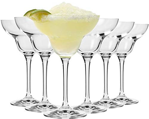 Krosno Margarita-Gläser Cocktailgläser | Set von 6 | 270 ML | MIXOLOGY Kollektion | Perfekt für Zuhause, Restaurants und Partys | Spülmaschinenfest