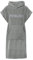 CelinaTex Funlike Poncho kurz 52 x 85 cm grau Baumwolle Badeponcho Frottee Surfponcho Kapuzenhandtuch