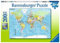 Ravensburger - Puzzle XXL Mappa Del Mondo | Puzzle 8 Anni In Su | Puzzle Bambini Da 200 Pezzi In Regalo | Regalo Bambino 8 Anni 49 X 36 Cm | Puzzles Ravensburger