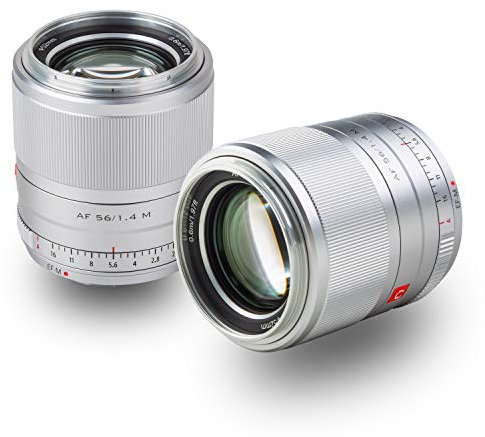 Argento 56mm F1.4 M Autofocus Obiettivo APS-C Prime Ritratto Lente per Canon EF-M Mount Mirrorless Fotocamera EOS M3 M5 M6 M6II M10 M100 M200