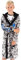 PlayStation Dressing Gown For Boys & Girls | Kids Camo Monochrome Game Controller Pocket Bathrobe | Childrens Soft Fluffy Nightwear Robe 9-10 Years