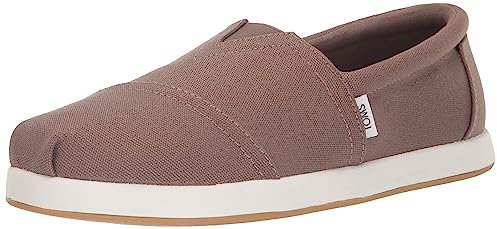 TOMS Herren Alp FWD Flacher Slipper, Taupe Grey Recycled Cotton Canvas, 42.5 EU