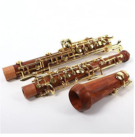 Neue Oboe C-Ton Palisander Korpus Vergoldete Tasten Profession Sound Holzblasinstrument Anfänger Oboe