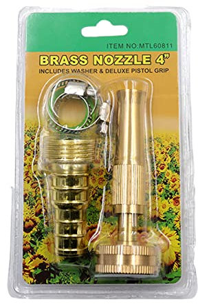 Generic Spray Nozzle Water Gun High Pressure Direct Spray Sprinkler Quick Connector Hose Adjustable Washer Garden Sprayer