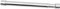 Zerodeko Adjustable Closet Rod Thicken Rail Stainless Steel Clothes Hanging Rail for Home