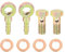 MACHSWON Lot de 2 raccords de boulons de tuyau de banjo de voiture en métal de 8 mm pour voiture de moto