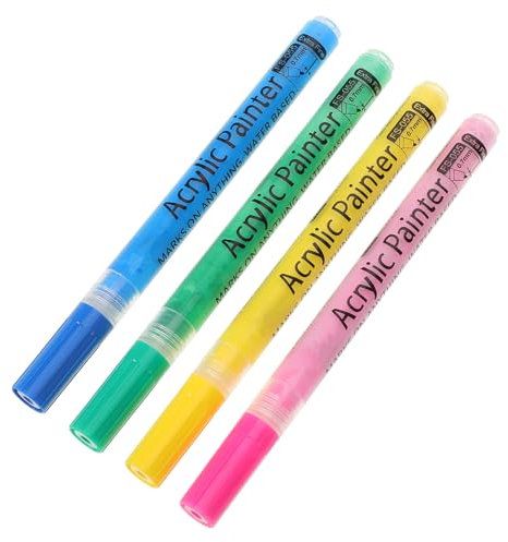 GAROZATION Golf Club Supply 4pcs Acrylic Golf Clubs Changing Pen for Easy Branding