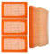 Rebirthcare 4 stück flachfaltenfilter für kärcher 2.863-005.0 4410 staubsaugerfilter wd4 wd5 wd6 mv4 mv5 mv6 premium kwd4 kwd5 kwd6 knt4 filter ersatzteile