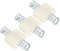 PATIKIL Bifold Door Hardware, 3Pcs Bi-Fold Door Slide Guide Top Short Spring Bifold Closet Door Hardware Repair Part Kit for Folding Closet Sliding Door, White