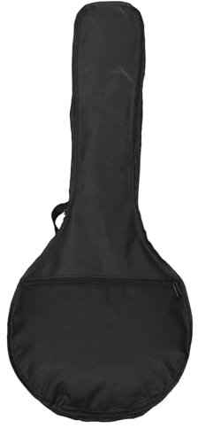 PartyKindom sac de mandoline sac porte-mandoline porter en forme de Cas de transport de la voyage à antichoc à instruments à fiable Tissu Oxford Noir