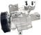 Compressore AC compatibile con Peugeot 107 Toyota Aygo Citroen C1 DKV06R Climatizzatore 88310-0H010 6453RJ 883100H010 6453-RJ 6453RJ