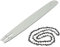 Chainsaw Chain and Chainsaw Bar, 18 Replacement Bar & Chain Combo Replacement Saw Parts Kit