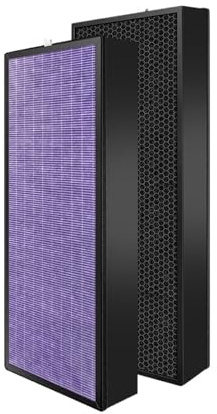 Compatible for Xiaomi Air Purifier 5 Pro Filter Replacement Standard Version Enhanced Version Combine Hepa with Carbon Filter(Enhanced Version)