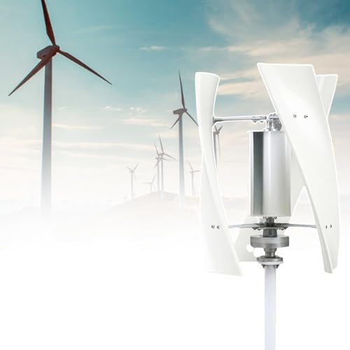 Kit generatore di turbina eolica verticale, 6 Kw 12 V/24 V, sistema di alimentazione montato sul tetto con controller, soluzione efficiente di energia rinnovabile per la casa