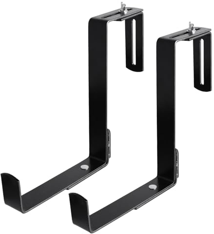 SUPVOX Supporto Porta Vasi Regolabile in Ferro per Fioriere da Balcone Gancio Resistente per Piante Succulente Adatto Ringhiere per Interno Ed Esterno