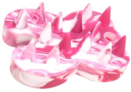 Silikon Kopfhautbürste in Rosa für Haare und Dusche, Sanft | Dickes Haar und Haut, Leicht zu Halten, Praktische Aufbewahrung, für Frauen und Lange Nägel