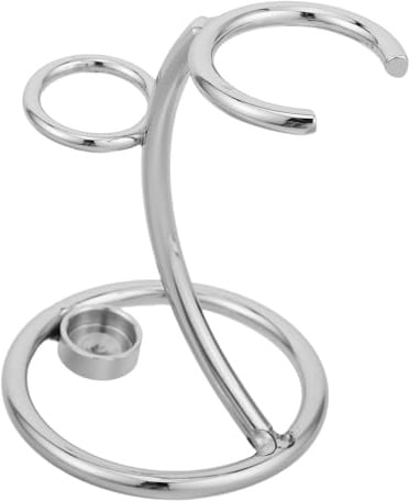 Homoyoyo Metall Rasierhalter Ständer für Badezimmer Rasierpinsel Aufbewahrung Multifunktional Rasierhobel Halterung Für Dusche Waschbecken und Make up Pinsel Organizer