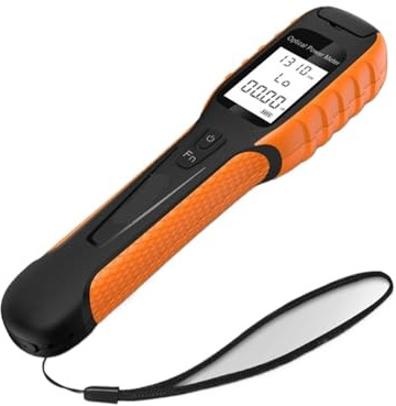 ZADCCS Medidor de potencia óptica, Batería Recargable MINI OPM Ciclismo Medidor De Potencia Fibra Óptica PON Puntero Alta Precisión FC/SC/ST Herramientas Prueba Cable(G1110-70 to 10dBm)